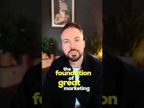 The foundation of GREAT marketing 📉 #business #brandstrategy #marketing #marketingtips