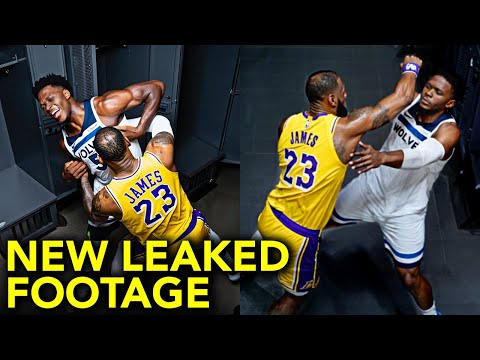New Heated Footage of Anthony Edwards and Lebron James In Locker Room Goes Viral!