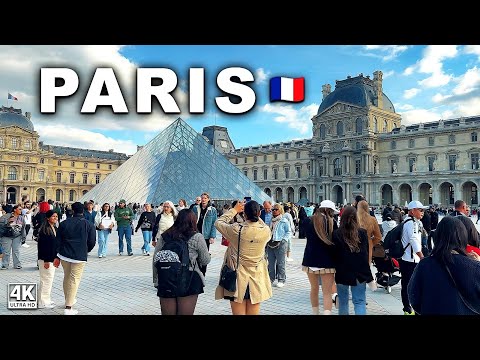 Paris, France 🇫🇷 4K 60fps Walking Tour | Parisian Landmarks