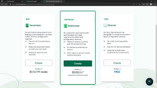 5   Create a Mongodb Atlas cluster and get the connection url