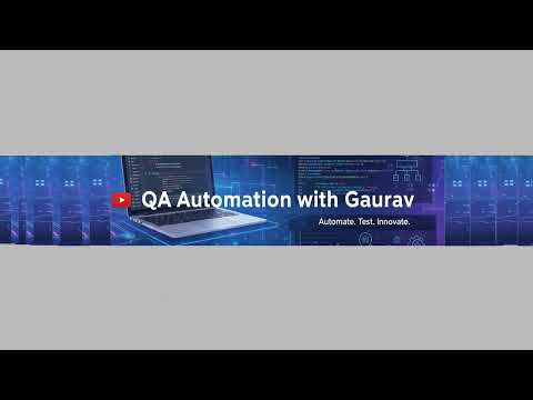 QA Automation with Gaurav Live Stream