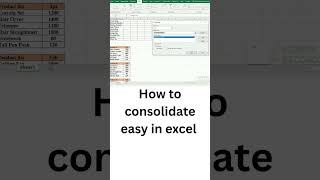 Excel Data Consolidation Trick | Merge Monthly Sales in One Click #analysistool #excel