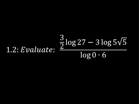 Logarithmic expression | example 2. Log with root.
