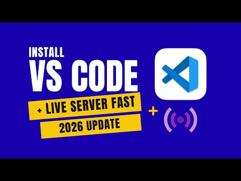 HTML & CSS Full Course 2026 | Lesson 1A – Web Design Setup: VS Code, Live Server on Windows 10/11