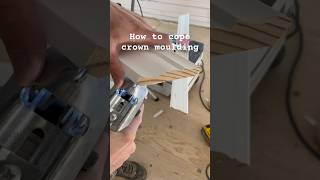How to cope crown moulding