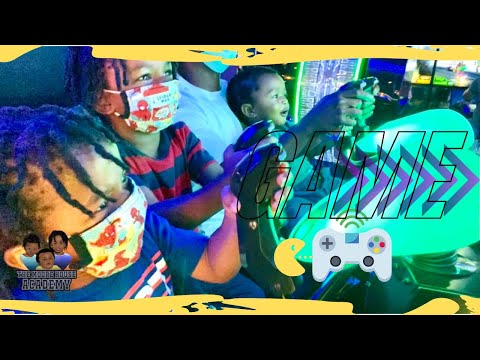 Kids Playing Arcade Games And Family Fun !! Fun Playing Games At The Arcade