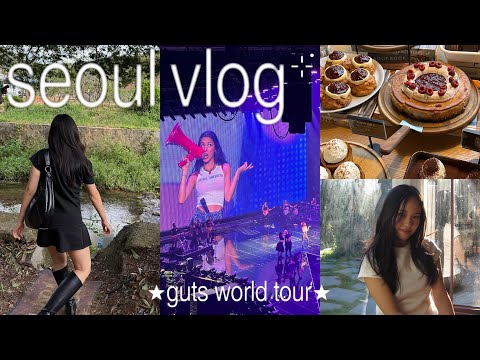 SEOUL VLOG✫°olivia rodigro guts world tour in seoul, seongsu, cafes, good eats✫