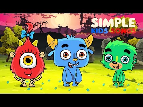 Little Monsters | Head Shoulders Knees and Toes | Songs for Kids | Simple Kids Songs