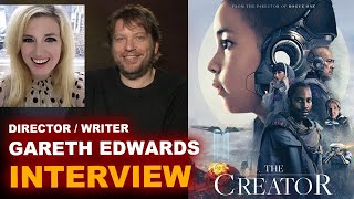 The Creator 2023 INTERVIEW - Director Gareth Edwards talks Star Wars, Artificial Intelligence