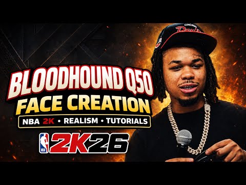 How To Make Bloodhound Q50 in NBA 2K26 (Best Face Creation)
