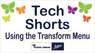 Using Transform Menu