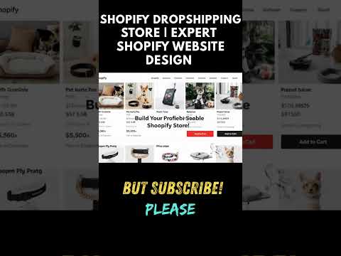 Build a Shopify Dropshipping Store | Expert Shopify Website Design & E-commerce Setup #shopifyexpert