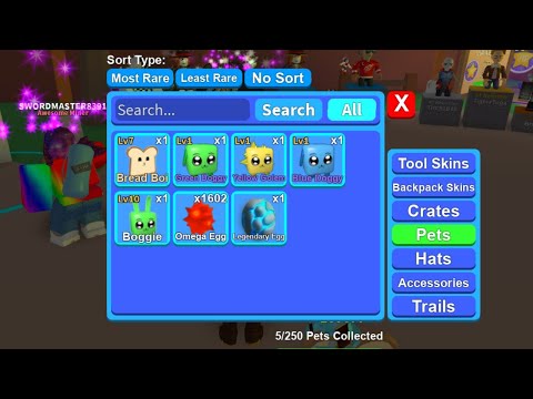 ROBLOX MINING SIMULATOR - FREE OMEGA EGGS