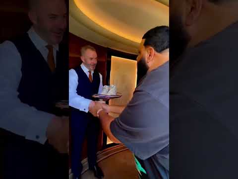 DJ Khaled Show Off His Private Jet Full of His New Jordans 5s