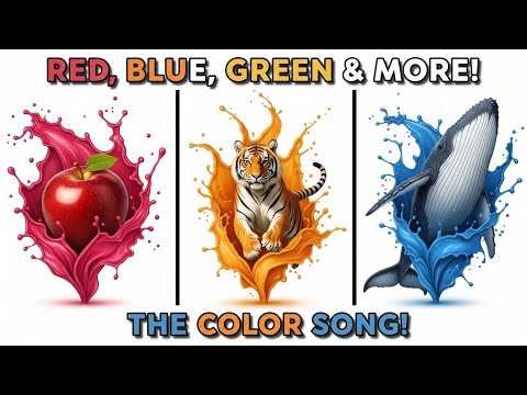 The ULTIMATE Color Song for Kids 🎨#learncolors #colorsong #rhymes #colorrhyme #youtubekids #colors