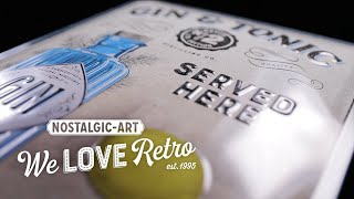 Inside Tin Sign Production
