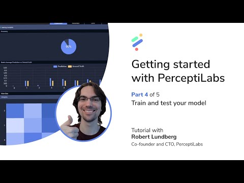 [Deprecated v0.12] Getting started with PerceptiLabs. Part 4: Train and test your model