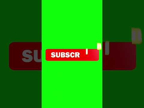 Green Screen Subscribe Play Button Animation| Free HD Green Screen Effect  #foryou #viralanimations