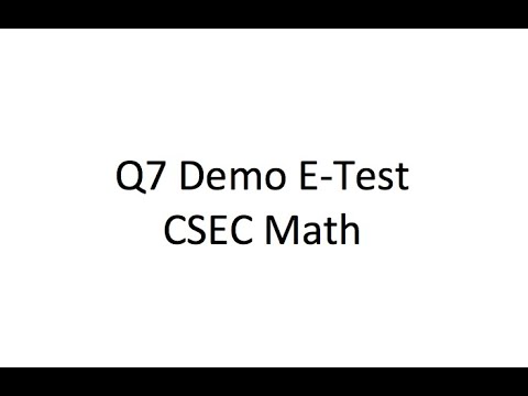 Utility Bill | Demo E-Test | CXC CSEC Math | Consumer Arithmetic | Question 7