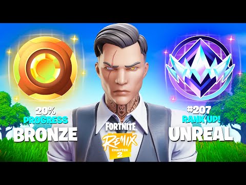Bronze to UNREAL Solo Ranked Speedrun (Fortnite Chapter 2)