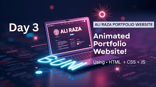 Ali Raza | 3D Web Developer Portfolio - Interactive Digital Experiences. Day 3