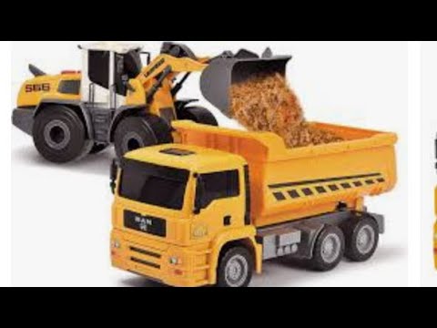 Construction vehicles assemble spring truck-Police car, trac... for kids  video toy video#romantic