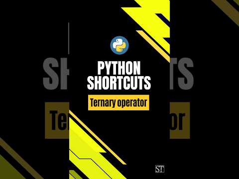 Python Shortcuts - Ternary Operator #python #ternaryoperator #pythonshorts #shorts #codingshorts