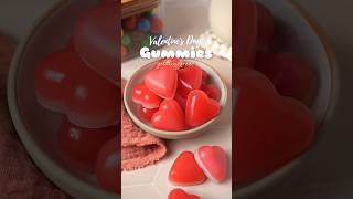 Valentine’s Day Gummy Hearts #valentinesday #vegansweets #candy  #valentinesdayrecipes