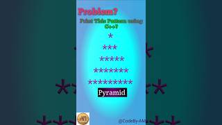 Pyramid Pattern Printing using C++ | Learn Coding in 30 Seconds 🚀 #shorts