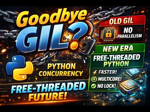 Python GIL Unlocked 🚀 | Free-Threaded Future
