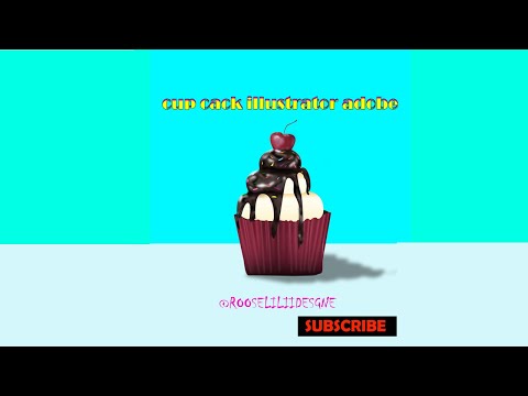 Cupcake Artwork in Adobe Illustrator 2020 feat digital art creation  | Speed Art