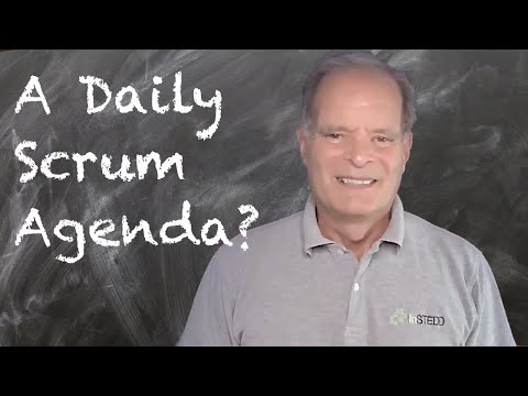 036 A Daily Scrum Agenda?