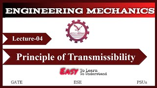 Principle of Transmissibility || Engineering Mechanics || Lecture - 4