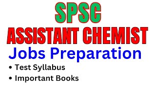 SPSC Assistant Chemist Jobs Preparation | Test Syllabus, Past Papers & Preparation | MK Preparations