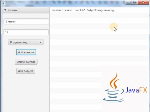 JavaFX  How to create program in 20 minutes