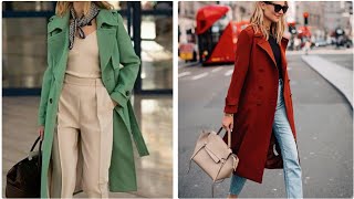 most beautiful collection of trench coats for ladies.