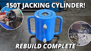 The Full Rebuild of our 150 Ton Hydraulic Jacking Cylinder