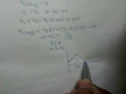 Boost converter( step up chopper ) simplest explanation