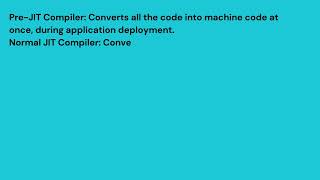 Types of JIT Compilers