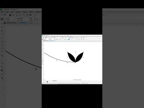 CorelDRAW Round Leafs Logo #coreldraw #coreldrawtutorial #logodesign  #tutorial #viralvideo
