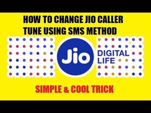 HOW TO SET JIO TUNE ON YOUR WISH USING SMS METHOD.