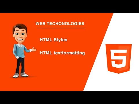 HTML Styles and Text Formatting || Styles on HTML||Introduction on HTML