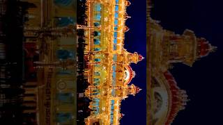 Mysore Palace glowing in the drizzle 🌧️✨#roamingexcerpts #mysore #dussehra