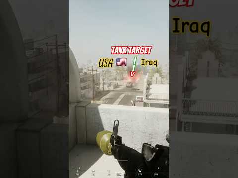 USA 🇺🇲 target tank and Iraq#videogame #gaming #pubgfreefire #automobile #military #games #game