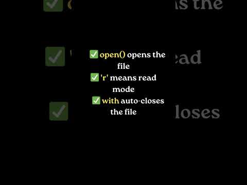 How to Read a File in Python in 20 Seconds! 🐍📂 | #shorts #coding #programming #codeprep