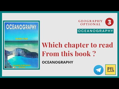 Topics to Read In Oceanography Book 📚 by Savindra Singh || PYQ || Where to find topics in book 📚