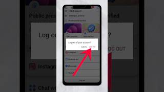 facebook account logout kaise kare 😱 How to logout Facebook account 2025 | #shorts