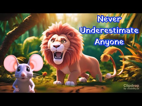 The Lion and Mouse Story in English | Bedtime Story For Kids #kidsstories #bedtimestorie #moralstory