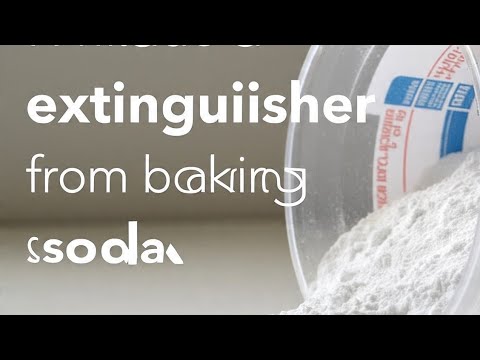 I made a fire 🔥 extinguisher from backing soda