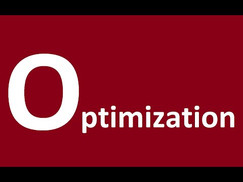 Optimization